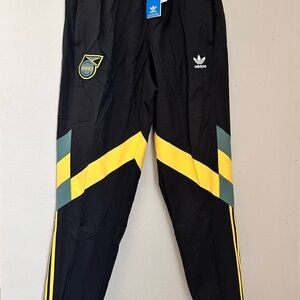 Adidas Jamaica National Football Team OG Track Pants Mens M NWT Woven IN5570 $90